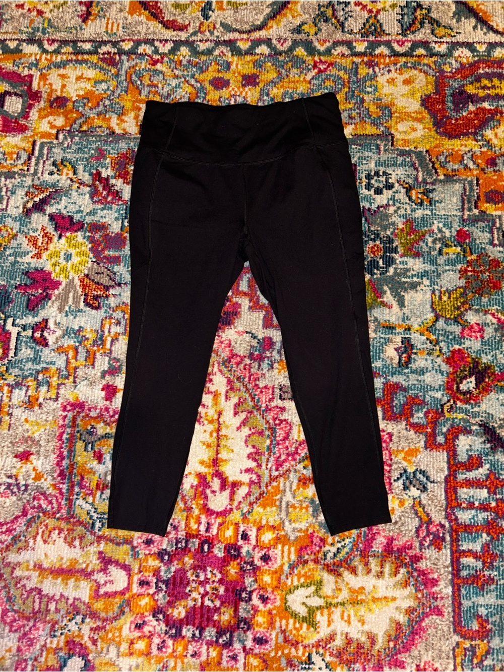 Women's Black High-Waist Active Leggings